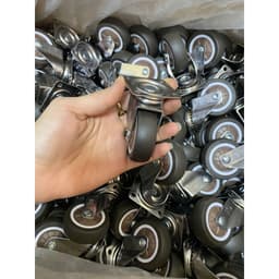 [KKTHN] Bánh Xe Tpr Cao Su Chống Ồn Chịu Lực Siêu Êm Màu Đen, KT: 4Cm-5Cm [DQ] 5