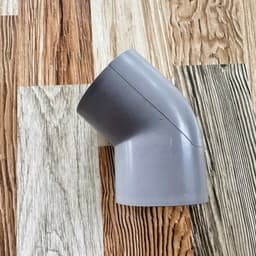 Lơi PVC (Chếch 45 Độ) độ phi 27, 34mm. Nhựa Siêu Thành (ST). Thích hợp hồ cá 2