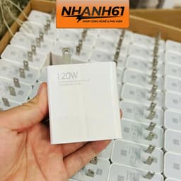 [Linh Kiện] Bộ sạc nhanh 120W, Đầu Nối USB và Type C, Tương Thích Nhiều Dòng Điện Thoại, Không Gây Nóng Máy 6
