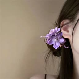 [HOT TREND] Kẹp Tóc Hoa Nhài Tím Mộng Mơ– Phụ Kiện Tóc Nữ Điệu Đà Style Trung Hoa/Hàn Quốc 4