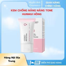 Kem Chống Nắng,Dưỡng Trắng Da và Nâng Tone vượt trội HUNMUI hồng 2