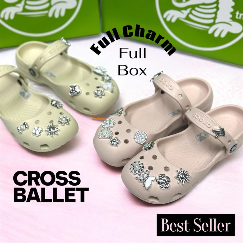 DÉP CROSS BALLET – NHẸ ÊM, THANH LỊCH (TẶNG FULL CHARM)