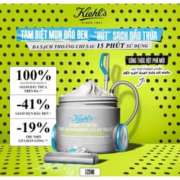 Mặt Nạ Đất Sét Kiehl’s Rare Earth_125ml-Thu Nhỏ Lỗ Chân Lông, Làm Sạch Sâu, Sáng Mịn Rõ Rệt Hiệu Quả 2