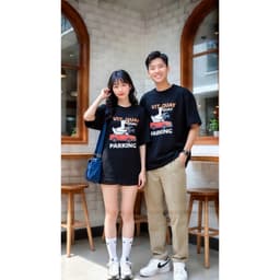 Áo Thun Vịt Quay Pakking 3196 Localbrand HY KORÉ Vải Cotton 100% Co giãn 2 Chiều 250gsm Phom Rộng Unisex Oversize 6