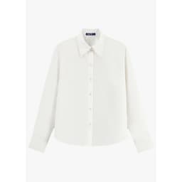 [ẨN] Áo sơ mi nữ dài tay GENVIET JEANS dáng ngắn chất cotton không bai nhão basic thanh lịch 9139 7