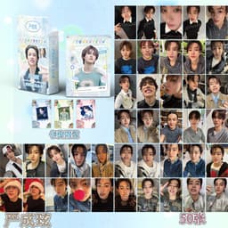 Hộp ảnh thẻ lomo Cỏ Tý Co/rtis MARTIN, JAMES, JUHOON, SEONGHYEON, KEONHO ~50 Photocard Laser Cao Cấp Card Idol Kpop 4