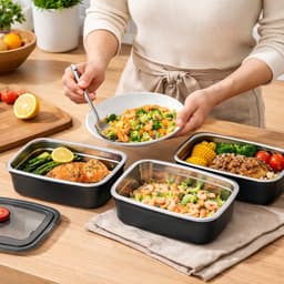 Set 3 Hộp Inox 304 VIP có nắp silicol dung tích1500ml  – Hộp Đựng Thức Ăn, Bảo Quản Thực Phẩm kín không lo mùi 5