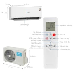 QC-09IU36A [GIAO HỎA TỐC] Điều hòa Casper Inverter 9500 BTU QC-09IU36A - Bảo hành 36 tháng 8