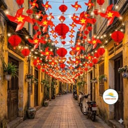Combo 3 Dây cờ đỏ Sao Vàng Nhóng Nhánh Decor Sự Kiện yêu nước - Phụ Kiện Trang Trí Handmade Quán Trà Sữa, Quà Tặng 2/9 6