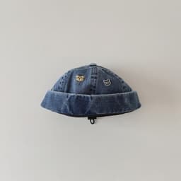 Mũ Bé Hàn Quốc Thời Trang Xuân Thu Hè Chống Nắng Chống Gió Denim Gấu Ấm Áp Bảo Vệ Tai Cho Bé Trai, Bé Gái 8