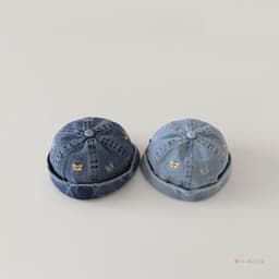 Mũ Bé Hàn Quốc Thời Trang Xuân Thu Hè Chống Nắng Chống Gió Denim Gấu Ấm Áp Bảo Vệ Tai Cho Bé Trai, Bé Gái 2