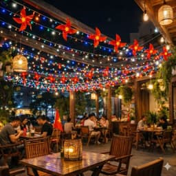 Combo 3 Dây cờ đỏ Sao Vàng Nhóng Nhánh Decor Sự Kiện yêu nước - Phụ Kiện Trang Trí Handmade Quán Trà Sữa, Quà Tặng 2/9 7