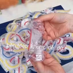 Combo túi bọc thực phẩm trong suốt co giãn tốt bảo vệ thức ăn trong tủ lạnh và kể cả ngoài 4