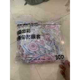 Combo túi bọc thực phẩm trong suốt co giãn tốt bảo vệ thức ăn trong tủ lạnh và kể cả ngoài 9