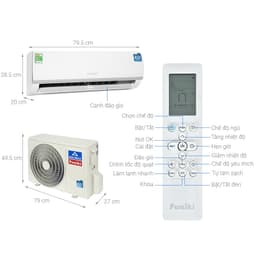 [FREE GIAO HỎA TỐC] Điều hòa Funiki 12000 BTU HSC12TMU - Bảo hành tại nhà 24 tháng 2