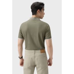 Áo polo nam cộc tay GENVIET JEANS slimfit cotton co giãn thấm hút mồ hôi dễ phối đồ 9203 4
