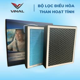 [BẢO HÀNH 2 THÁNG] Lọc Gió Điều Hoà Ô Tô  Accent Elantra Santafe i10 Tucson Lọc Gió VINAL LỌC 3 TẦNG KHỬ MÙI, LỌC BỤI 4