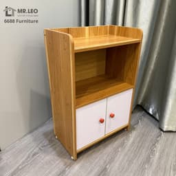 Tủ đầu giường - Kệ để đồ có khóa an toàn gỗ MDF thiết kế sang trọng, tiện ích- Tặng kèm tua vít 6