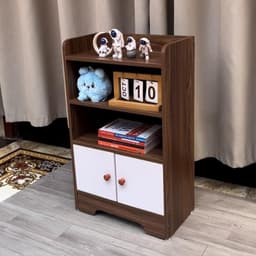 Tủ đầu giường - Kệ để đồ có khóa an toàn gỗ MDF thiết kế sang trọng, tiện ích- Tặng kèm tua vít 2