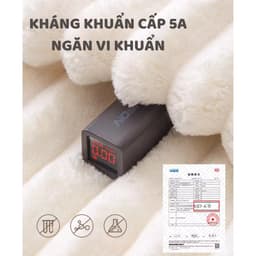 Khăn Tắm Siêu Thấm Hút Dài 1M4 Sợi Bông Cao Cấp, Mềm Mịn Dày Dặn Không Rụng Lông 4