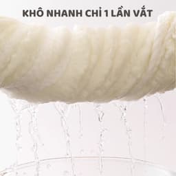 Khăn Tắm Siêu Thấm Hút Dài 1M4 Sợi Bông Cao Cấp, Mềm Mịn Dày Dặn Không Rụng Lông 7