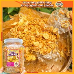 [SIÊU HÀNH PHI] 600g bánh tráng trộn Set 2 hủ lớn siêu hành phi/xì ke/đậm vị hành phi tỏi chà bông-tổng hợp ăn vặt ngon 3