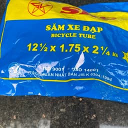 SĂM SAO VÀNG cho xe đạp 12inch, Săm xe đạp hàng Việt Nam chất lượng cao - SSV_12inch 5