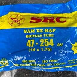 SĂM SAO VÀNG cho xe đạp 14inch, Săm xe đạp hàng Việt Nam chất lượng cao - SSV_14inch 5