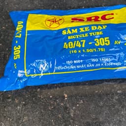 SĂM SAO VÀNG cho xe đạp 16inch, Săm xe đạp hàng Việt Nam chất lượng cao - SSV_16inch 5