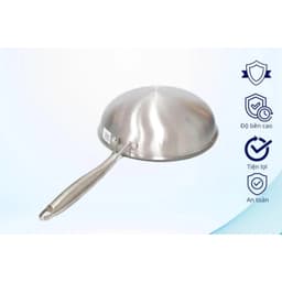 Quánh/chảo inox 32cm cán dài vân đá – chống dính, chảo sâu lòng chiên xào cao cấp, bền đẹp 5