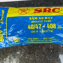 SĂM SAO VÀNG cho xe đạp 20inch, Săm xe đạp hàng Việt Nam chất lượng cao - SSV_20inch 6