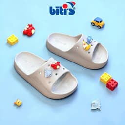 Dép lê bé trai Biti's size 24-28 dép nhựa EVA đúc trẻ em siêu nhẹ chống trơn gắn sticker BEB0075 2