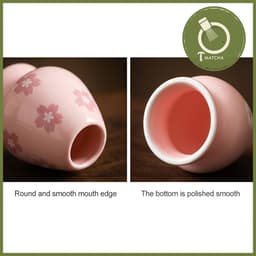 Đế gác chổi chasen mẫu hồng hoa (KJ-13) | Dụng cụ matcha 3