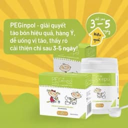 PEGinpol – giải quyết táo bón hiệu quả, an toàn cho bé, thấy rõ cải thiện sau 3-5 ngày! 1