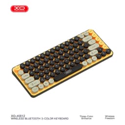 Bàn Phím Không Dây XO KB12 – Chế Độ Kép Bluetooth 2.4G, 86 Phím Đa Sắc, Gõ Êm Ái | XO KB12 4