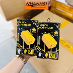 Củ Sạc PD23 - 65W, Sạc Siêu Nhanh, Đa Năng 2 Cổng USB/ Type C, Có Đèn Báo Khi Sạc 4