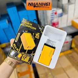 Củ Sạc PD23 - 65W, Sạc Siêu Nhanh, Đa Năng 2 Cổng USB/ Type C, Có Đèn Báo Khi Sạc 3