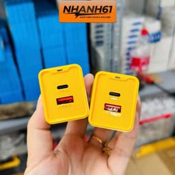 Củ Sạc PD23 - 65W, Sạc Siêu Nhanh, Đa Năng 2 Cổng USB/ Type C, Có Đèn Báo Khi Sạc 5