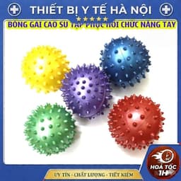 Bóng Gai Cao Su Tập Tay Phục Hồi Chức Năng Sau Tai Biến - Bóng Gai Massage cho bé 4