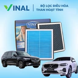 Lọc Gió Điều Hoà Ô Tô VINAL Than Hoạt Tính Cải Thiện Không Khí Xe Hơi Màng Lọc 3 Tầng Nâng Cấp 1