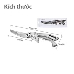 [ Bản 2026] Kéo cắt gà cao cấp,thép không rỉ, Kéo làm bếp đa năng loại xịn của đức thiết kế mới cộng lực mạnh Khỏe 3