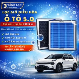 [BẢO HÀNH 2 THÁNG] Lọc Gió Điều Hoà Ô Tô  Accent Elantra Santafe i10 Tucson Lọc Gió VINAL LỌC 3 TẦNG KHỬ MÙI, LỌC BỤI 6