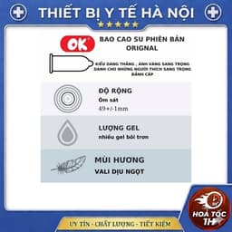 [Che Tên Sản Phẩm ] [CHÍNH HÃNG ] Bao cao su OK Hộp 144 cái bán lẻ 3 chiếc , lẻ 12 chiếc 5