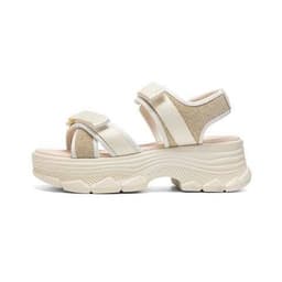 Sandal Biti's Nữ Màu Kem Đế Cao 5cm BPW005700KEM/ DEN 3