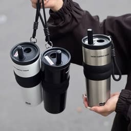 Cốc giữ nhiệt văn phòng, Bình giữ nhiệt Lucky Supply Chain 700ml (aty) 2