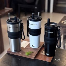 Cốc giữ nhiệt văn phòng, Bình giữ nhiệt Lucky Supply Chain 700ml (aty) 1