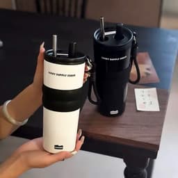 Cốc giữ nhiệt văn phòng, Bình giữ nhiệt Lucky Supply Chain 700ml (aty) 9