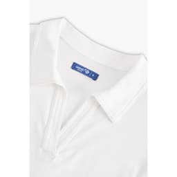 Áo thun polo nữ slimfit GENVIET JEANS cổ v cộc tay baby tee ôm vừa phải cotton thoáng mát không bai nhão 9084 8