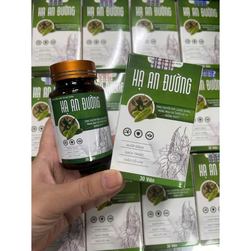 Viên uống tiểu đường Hạ An Đường hỗ trợ chuyển hoá đường huyết & ổn định đường trong máu