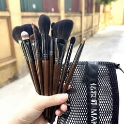 [TẶNG -TÚI LƯỚI] Bộ Cọ Trang Điểm 10 Cây Tổng Hợp OVW Bộ Cọ Makeup Cơ Bản Cho Người Mới DOLLYDOLLY COSMETICS 5